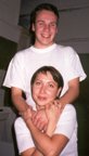 Я и моя тетя Лариса. Октябрь 2001